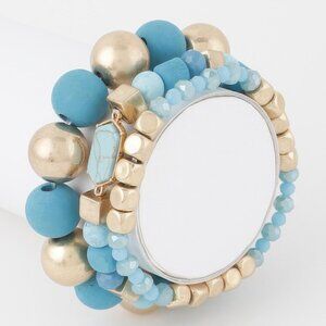 Multi Stone Beaded Bracelet